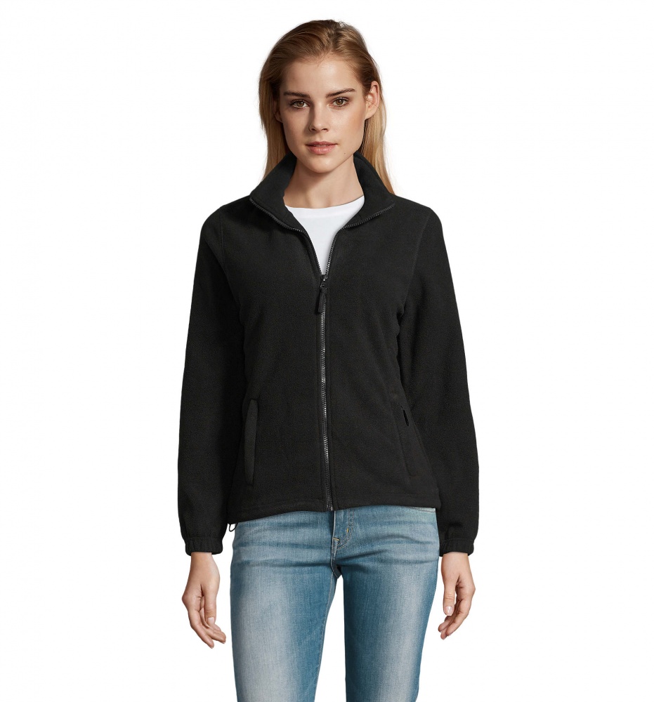 Logo trade promotional products picture of: NORTH WOMEN ZIPPED FLEECE