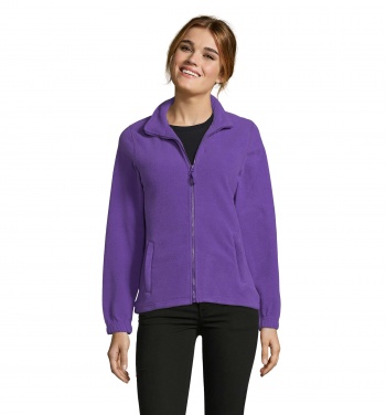 Logotrade promotional item image of: NORTH WOMEN ZIPPED FLEECE