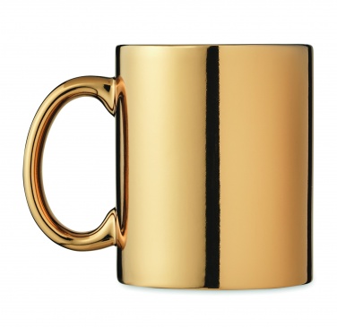 Logo trade promotional gifts image of: Ceramic mug metallic 300 ml