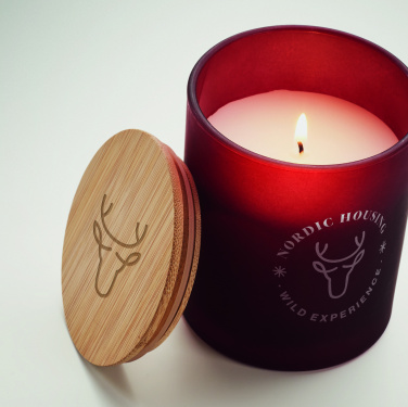 Logo trade promotional items image of: Plant based wax candle 200 gr