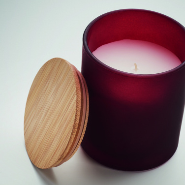 Logo trade corporate gift photo of: Plant based wax candle 200 gr