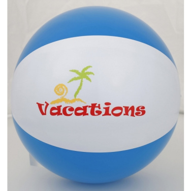 Logo trade promotional merchandise photo of: Bicolour beach ball KEY WEST