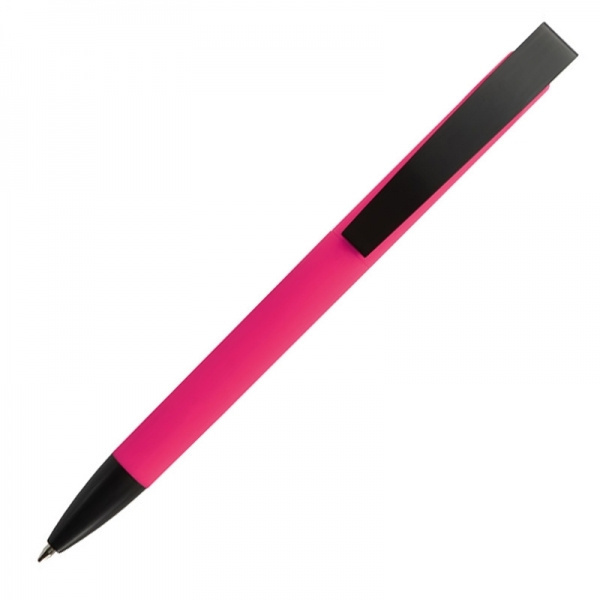 Logo trade promotional items picture of: Metal ballpen soft touch BRESCIA