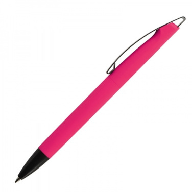 Logo trade promotional items image of: Metal ballpen soft touch BRESCIA