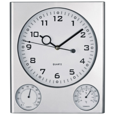 Logo trade promotional merchandise picture of: Plastic wall clock DEN HAAG