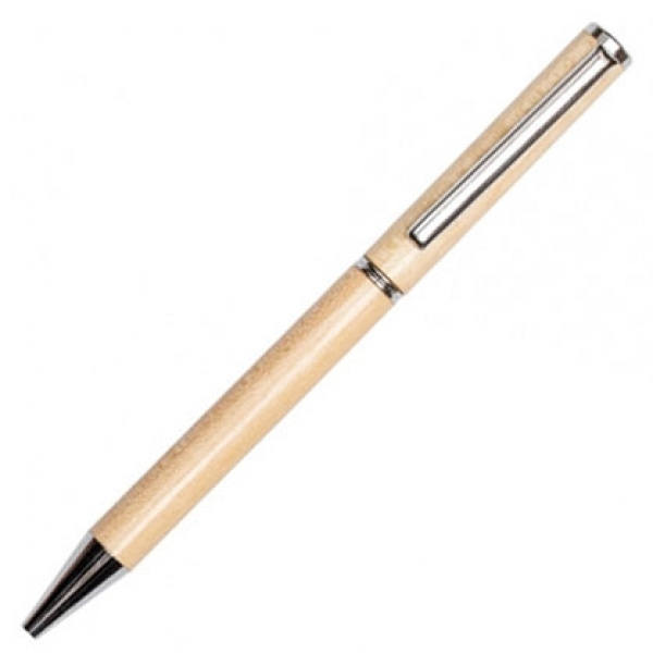 Logotrade promotional item picture of: Wooden ballpen HEYWOOD