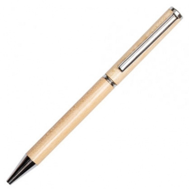 Logo trade promotional gifts image of: Wooden ballpen HEYWOOD