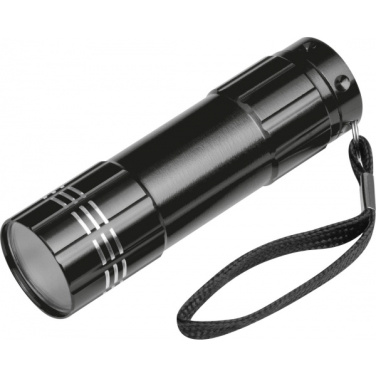 Logo trade corporate gifts image of: 6 COB metal torch MONTARGIS