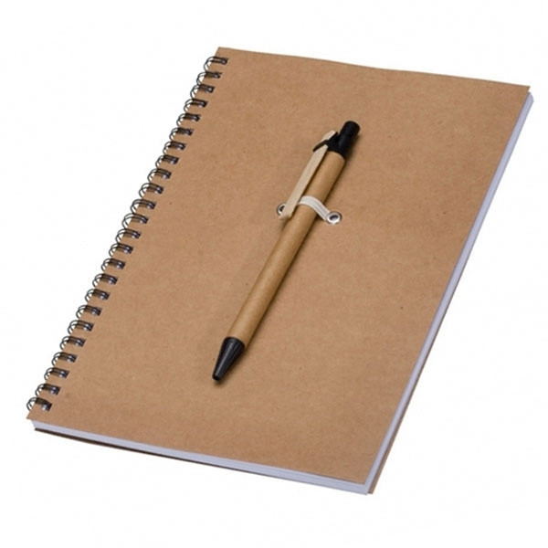 Logotrade promotional giveaway picture of: A5 ECO Notepad KENTWOOD