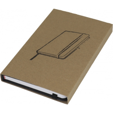 Logo trade corporate gift photo of: A6 note book LUBECK