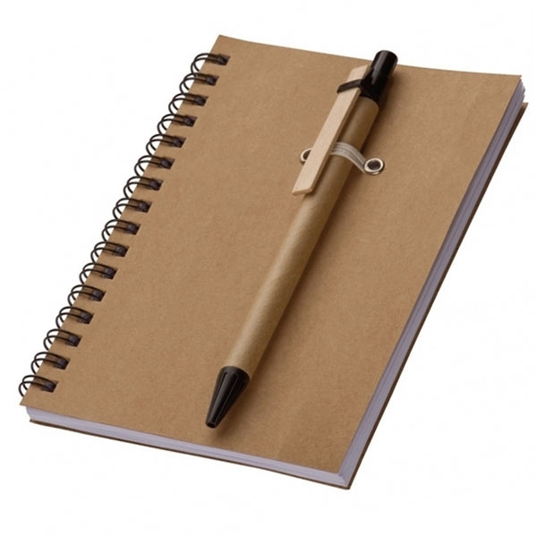 Logotrade promotional gift image of: A6 ECO Notepad KEYSTONE