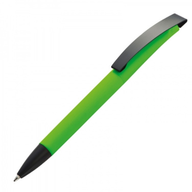 Logo trade promotional items picture of: Metal ballpen soft touch BRESCIA