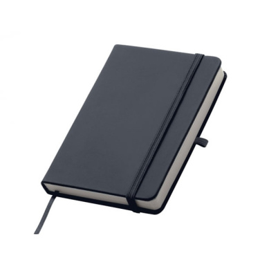 Logo trade promotional merchandise photo of: A6 note book LUBECK