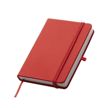 Logo trade promotional gifts picture of: A6 note book LUBECK