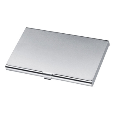 Logotrade promotional item picture of: Metal business card holder CORNWALL