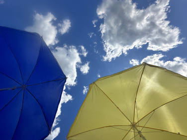 Logo trade promotional giveaways picture of: Beach umbrella FORT LAUDERDALE