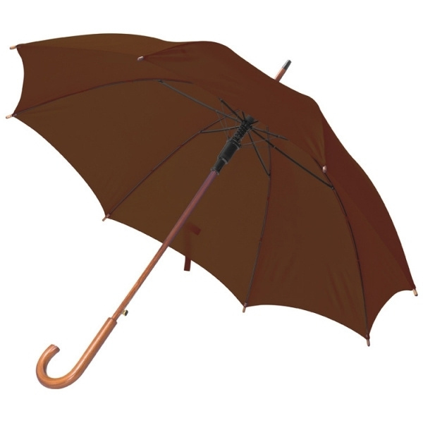 Logotrade promotional items photo of: Wooden automatic umbrella NANCY