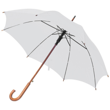 Logotrade promotional item image of: Wooden automatic umbrella NANCY