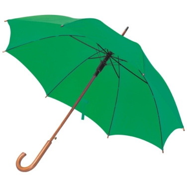 Logotrade promotional products photo of: Wooden automatic umbrella NANCY