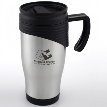 Logotrade business gift image of: Stainless steel thermo cup EL PASO 400 ml