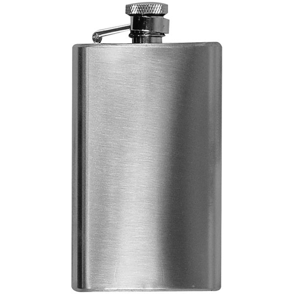 Logo trade business gifts image of: Stainless steel hip flask FRESNO 104 ml