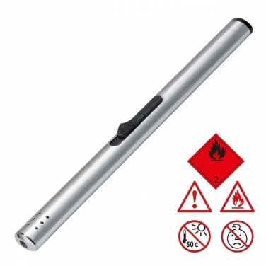 Logo trade promotional items image of: Metal pole lighter BRISBANE