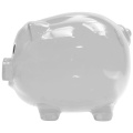 Piggy bank LEICESTER, transparent