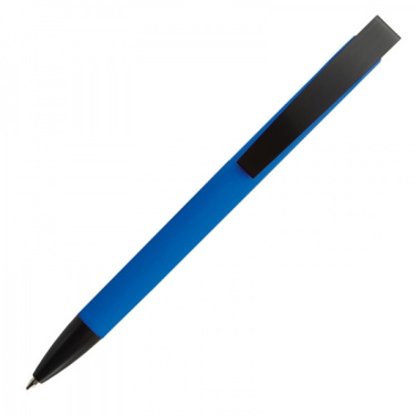 Logo trade corporate gifts picture of: Metal ballpen soft touch BRESCIA