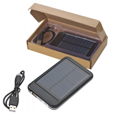 Logo trade business gift photo of: Solar power bank PHILADELPHIA