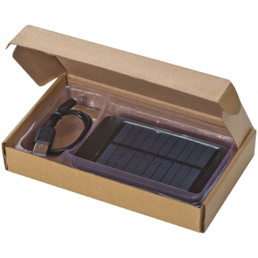 Logo trade promotional gift photo of: Solar power bank PHILADELPHIA