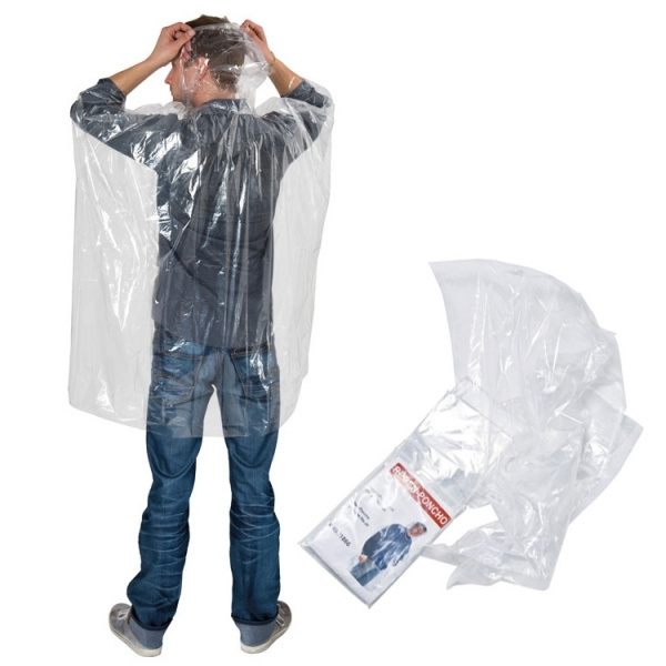 Logo trade promotional product photo of: Emergency poncho TOURS