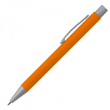 Logo trade promotional item photo of: Metal ballpen soft touch ABU DHABI