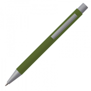 Logotrade promotional gift picture of: Metal ballpen soft touch ABU DHABI