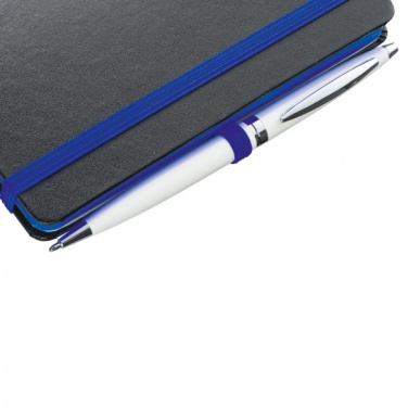 Logo trade business gift photo of: Notebook A6 ROSTOCK