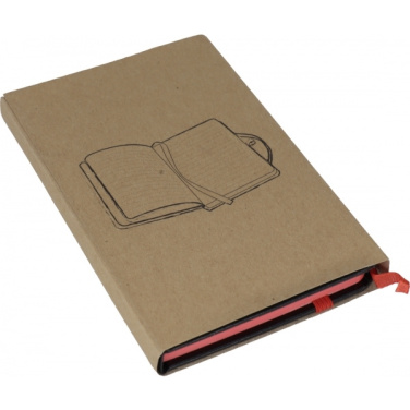 Logo trade promotional gift photo of: Notebook A6 ROSTOCK