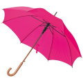 Wooden automatic umbrella NANCY, pink