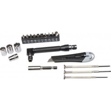 Logotrade promotional item image of: 22-piece tool set BERINGEN