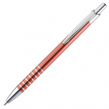 Logo trade promotional giveaway photo of: Metal ballpen ITABELA