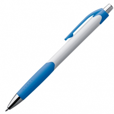 Logo trade promotional merchandise image of: Plastic ballpen MAO