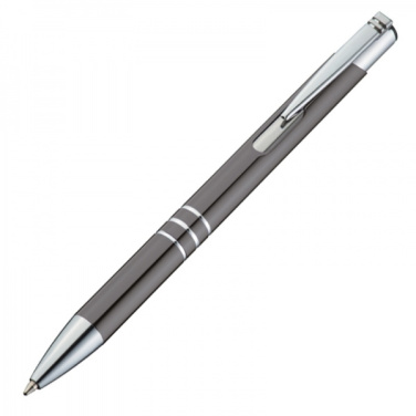 Logo trade corporate gifts image of: Metal ballpen ASCOT