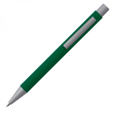 Logo trade business gifts image of: Metal ballpen soft touch ABU DHABI