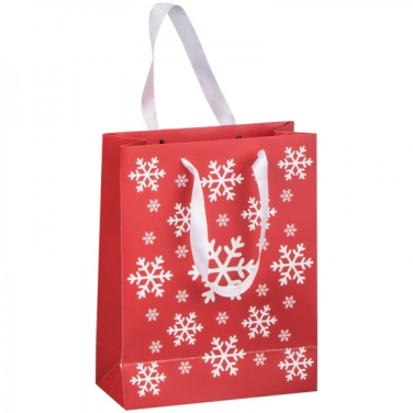 Logo trade promotional giveaways picture of: Small Christmas paper bag BASEL