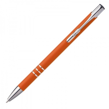 Logo trade advertising products image of: Metal ballpen NEW JERSEY