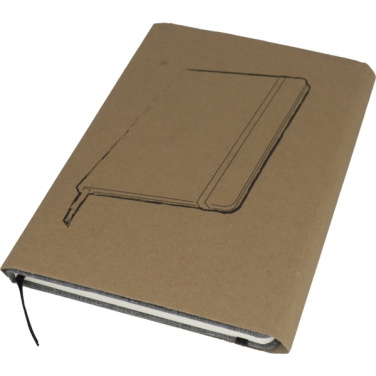 Logo trade promotional giveaway photo of: Notebook A5 BREMEN