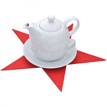 Logo trade promotional products image of: Felt star set KARLSTAD