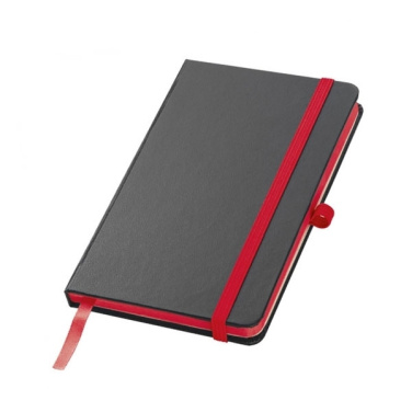 Logo trade promotional merchandise image of: Notebook A6 ROSTOCK