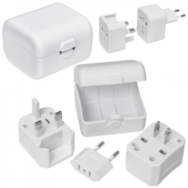 Logo trade promotional gifts picture of: Travel adapter PERU