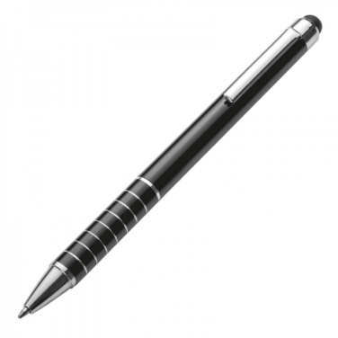 Logo trade corporate gift photo of: Metal ballpen with touch pen LUEBO