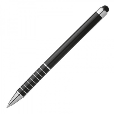 Logo trade promotional product photo of: Metal ballpen with touch pen LUEBO