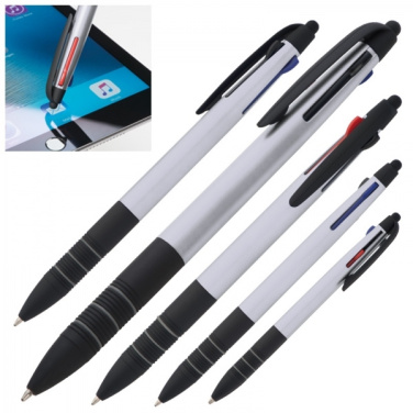 Logotrade advertising product image of: Plastic ballpen 3in1 BOGOTA